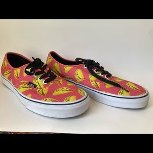 Vans Late Night taco shoes Womens 11 Kitschy Fun